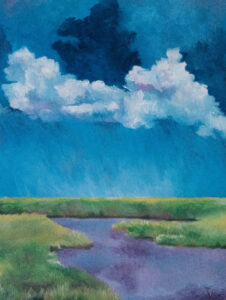 Over Shadowing - oil on wooden panel - SOLD